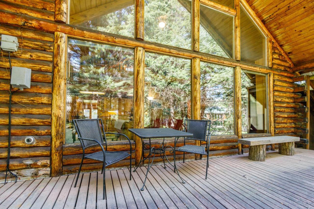 Alpine Meadows Log Cabin Girdwood Exteriör bild