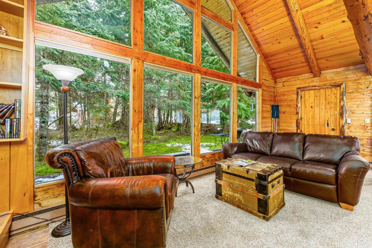 Alpine Meadows Log Cabin Girdwood Exteriör bild