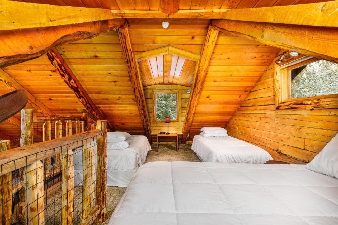 Alpine Meadows Log Cabin Girdwood Exteriör bild